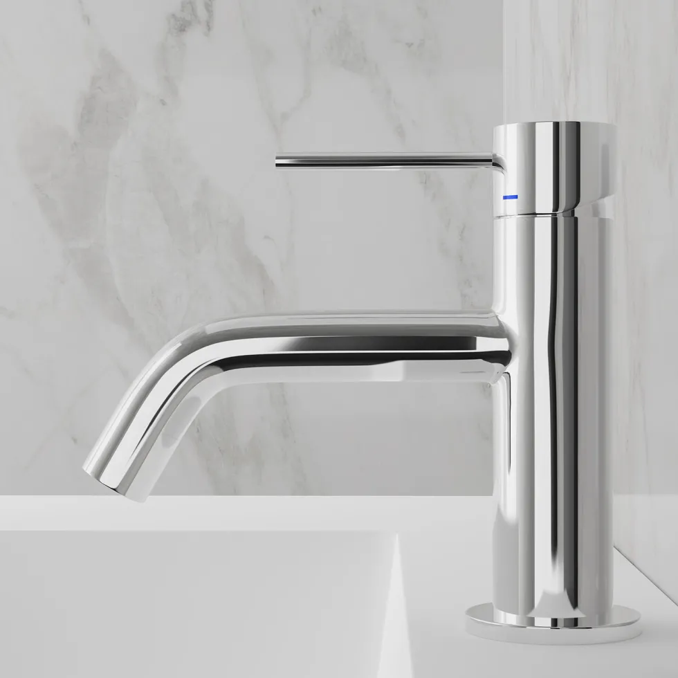 Tvättställsblandare Scandtap Steel Voyage