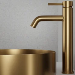 Tvättställsblandare Scandtap Steel Wave High