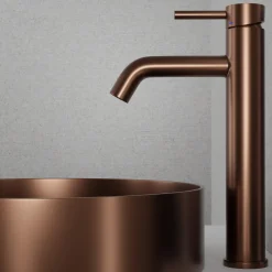 Tvättställsblandare Scandtap Steel Wave High