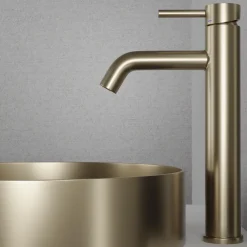 Tvättställsblandare Scandtap Steel Wave High
