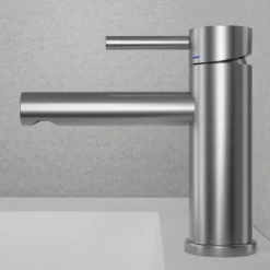 Tvättställsblandare Scandtap Steel Clear
