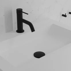 Tvättställsblandare Scandtap Voyage Coal med Bottenventil Pop-Up