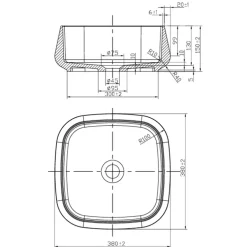 Tvättställ Scandtap Solid S3