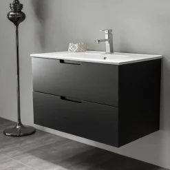 Tvättställskåp Bathlife Glädje Svart