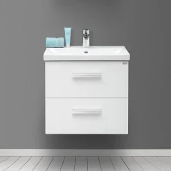 Tvättställsskåp 4AQUA Minimal Med 2 Lådor