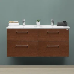 Tvättställsskåp 4AQUA Slim H Med 4 Lådor