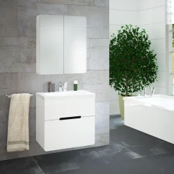 Tvättställsskåp Arredo Soft 60 Vit Högblank