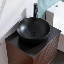 Tvättställsskåp Bathlife FörtjustBredd: 600 mm, Färg: Brun Ek