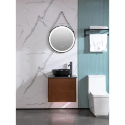 Tvättställsskåp Bathlife FörtjustBredd: 600 mm, Färg: Brun Ek