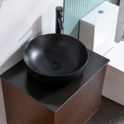 Tvättställsskåp Bathlife FörtjustBredd: 600 mm, Färg: Brun Ek