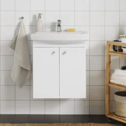 Tvättställsskåp Hafa Life Vit med Luckor 600