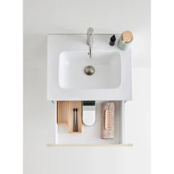 Tvättställsskåp Hafa Sand 2 Lådor med Tvättställ 600