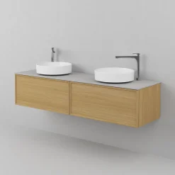 Tvättställsskåp INR Air Wood 1600 Dubbel