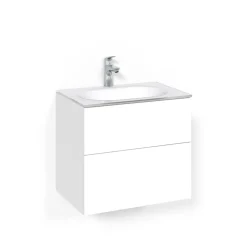 Tvättställsskåp Macro Design Crown Plain Med Glastvättställ