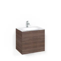 Tvättställsskåp Macro Design Crown Plain Med Glastvättställ