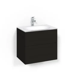 Tvättställsskåp Macro Design Crown Plain Med Glastvättställ