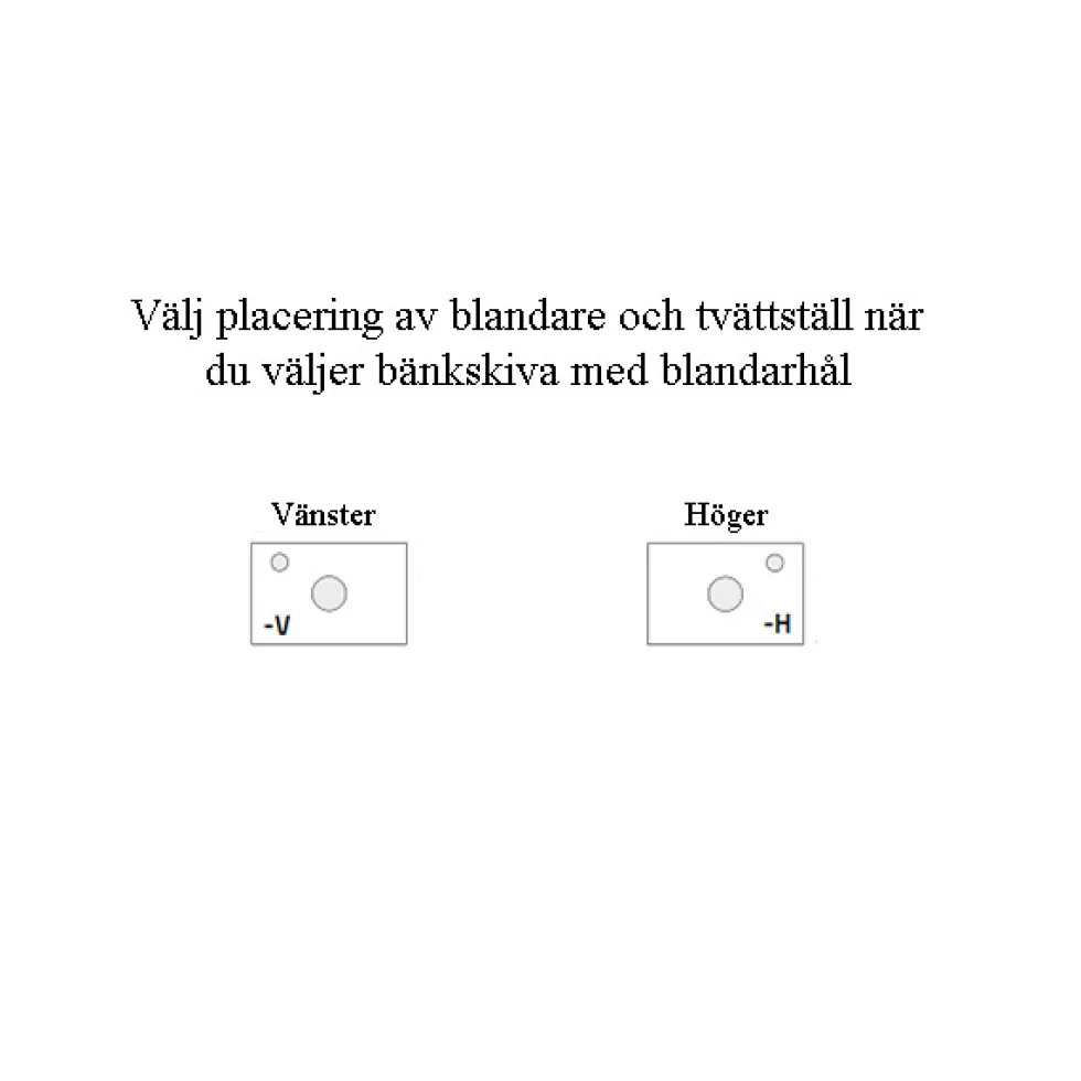 Tvättställsskåp Miller Badrum New York 40 för Fristående Tvättställ