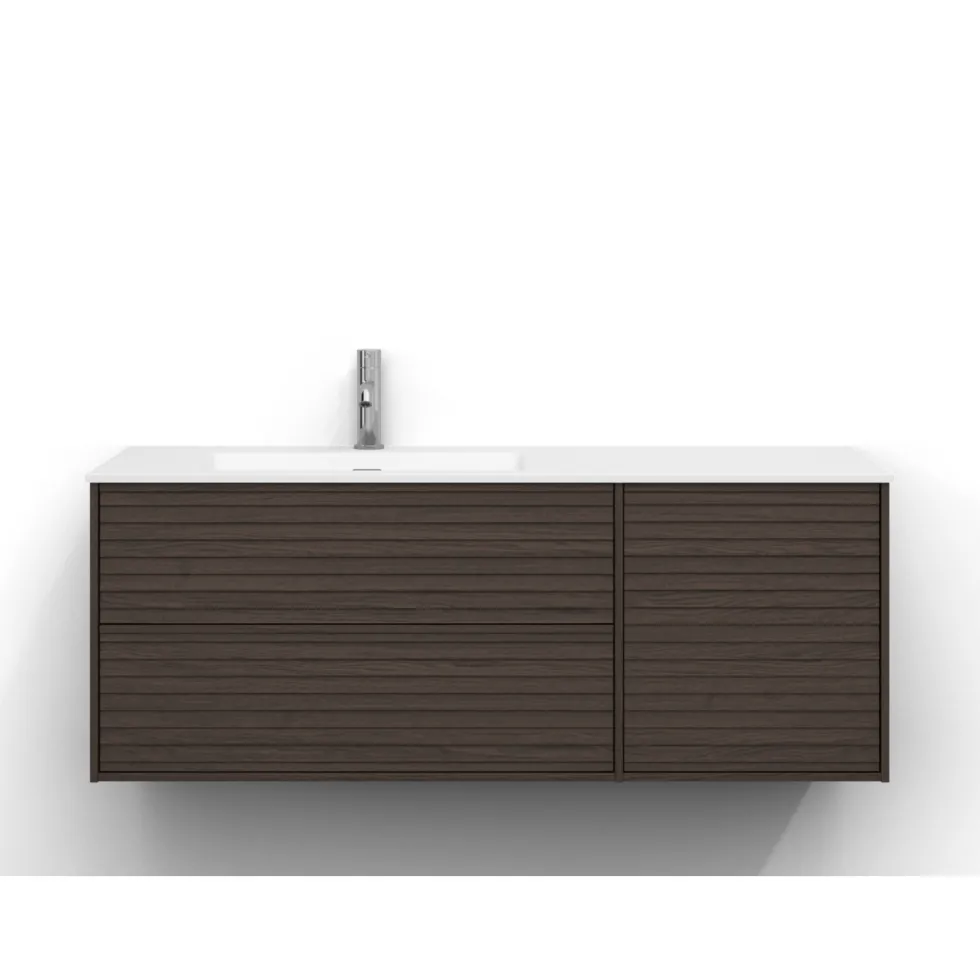 Tvättställsskåp Svedbergs Epos 120x45 med 2+1 Lådor