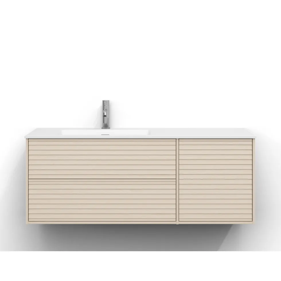 Tvättställsskåp Svedbergs Epos 120x45 med 2+1 Lådor