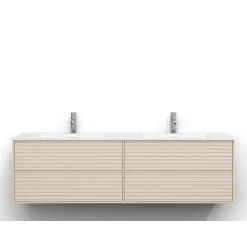 Tvättställsskåp Svedbergs Epos 160x45 med 2+2 Lådor