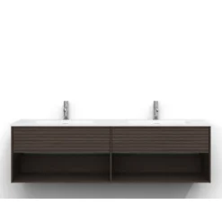 Tvättställsskåp Svedbergs Epos 160x45 med 1+1 Lådor