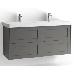 Tvättställsskåp Vedum Mezzo Frame 1200 Dubbel med 4 Lådor