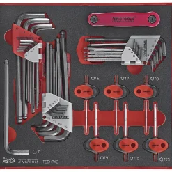 TX- och sexkantnyckelsats 42 delar Teng Tools TEDHT42