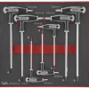 TX/TPX nyckelsats 7 delars med T-handtag Teng Tools TEDTX7