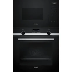 Ugn- och Mikropaket Siemens HB579GBR3 + BF555LMB1 För Högskåp