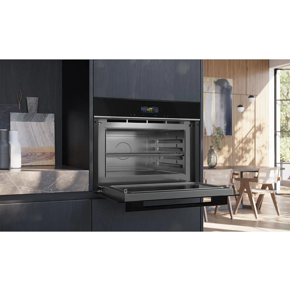 Ugn och Mikro Siemens iQ700 HB776G3B2S + CE732GXB1 Med WiFi