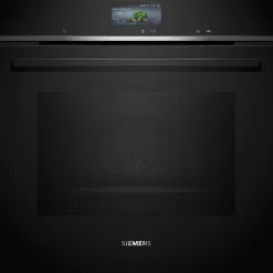 Ugn och Mikro Siemens iQ700 HB776G3B2S + CD714GXB1 Med WIFI och Ångfunktion Svart