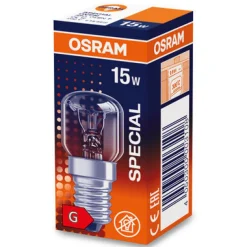 Ugnslampa Osram 15W E14 Klar 300gr