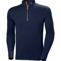 Undertröja Helly Hansen Workwear 75107-570 Kort Dragkedja Lifa MerinoStorlek: XL, Färg: Marinblå