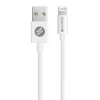 USB-A Champion till Lightning Kabel 2m Vit