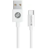 USB-A Champion till USB-C Kabel 3m Vit