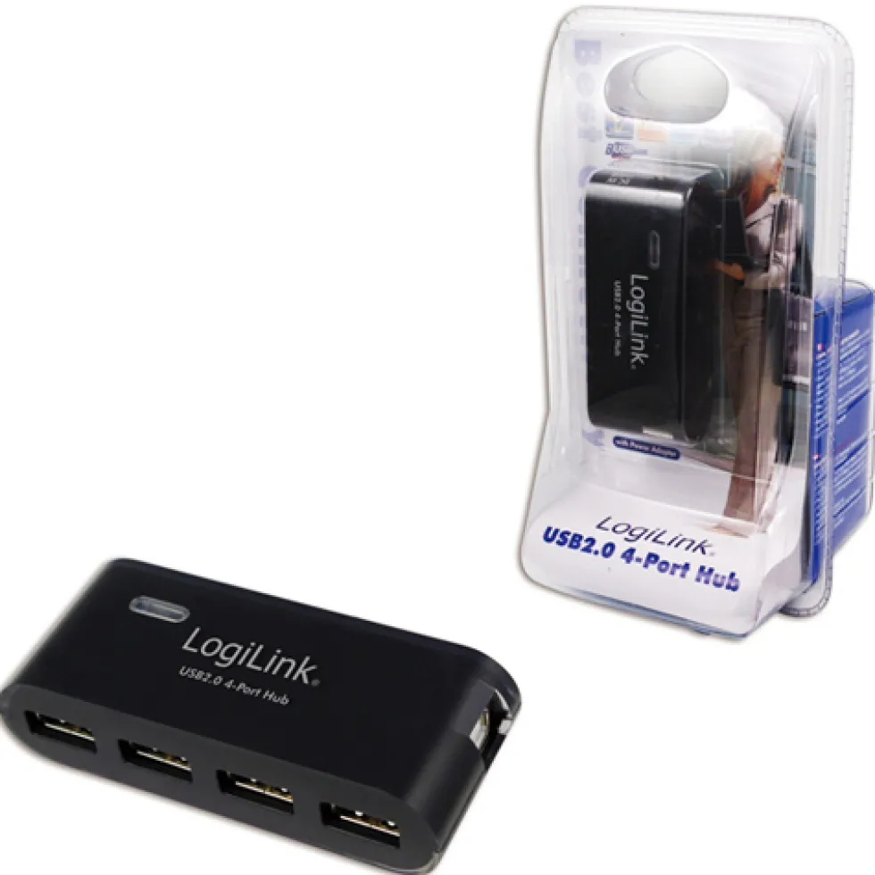 USB 2.0-hub LogiLink 4-port