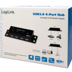 USB 3.0-hub LogiLink 4-port