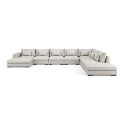 U-Soffa Bloomington Dubai Large Modulsoffa med Vänster Divan & Linneklädsel