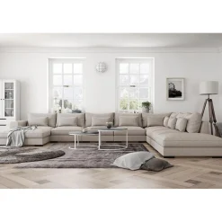 U-Soffa Bloomington Dubai Large Modulsoffa med Vänster Divan & Linneklädsel