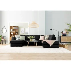 U-soffa Scandinavian Choice Optus XL PlymåerSvart, Höger
