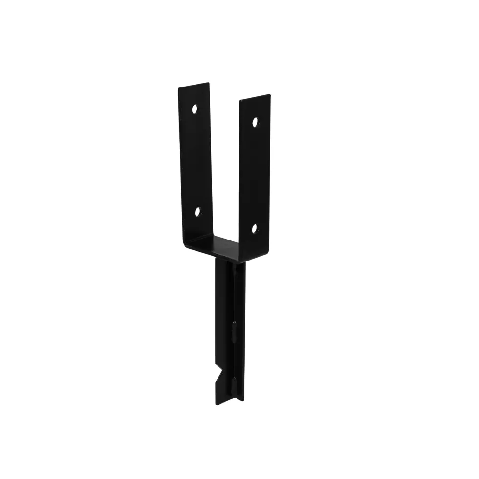 U-stolparfot - 9x9 cm stolper - för nedgjutning