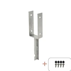 U-Stolpfot PLUS inkl. Skruv Längd: 40 cm