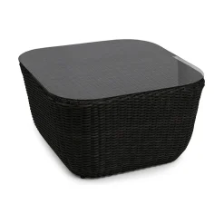 Utebord Hillerstorp Monte Carlo 80x80 UtomhusSvart/Brun
