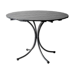 Utebord Varax Suvisaari Runt Trädgårdsbord i Trä & Aluminium