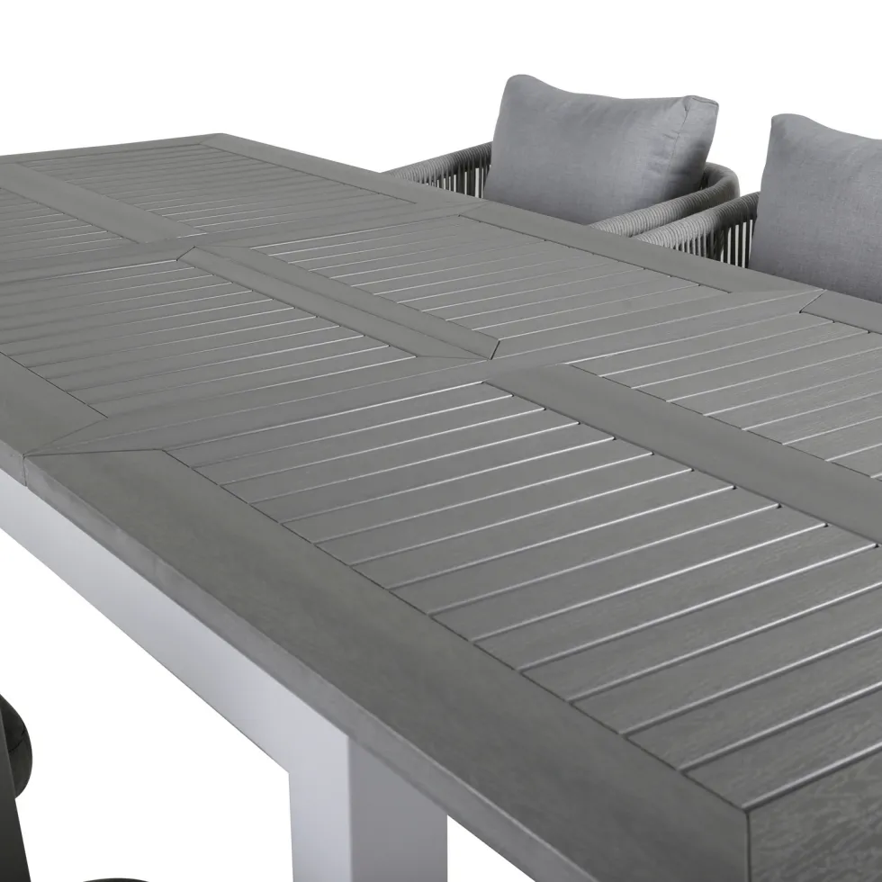 Utebord Venture Home Albany 152-210Vit/Grå