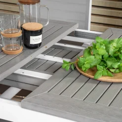 Utebord Venture Home Albany 152-210Vit/Grå