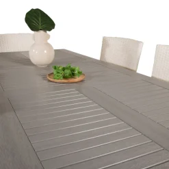 Utebord Venture Home Albany 152-210Vit/Grå