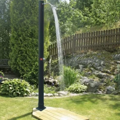 Utedusch Demerx Sunny 18 Soluppvärmd Trädgårdsdusch med Takdusch