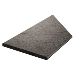 Uteklinker Bricmate Z Quartzit Black Pool Inner Corner Left 30x60 cm