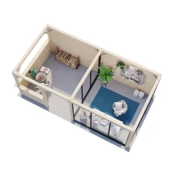 Uterum Palmako Bianca 16,6 m2 Set 208 Slide